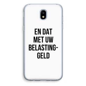 Belastinggeld: Samsung Galaxy J5 (2017) Transparant Hoesje