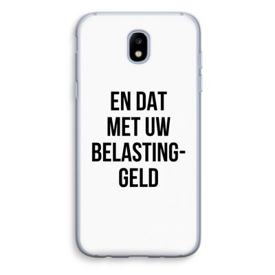 Belastinggeld: Samsung Galaxy J5 (2017) Transparant Hoesje