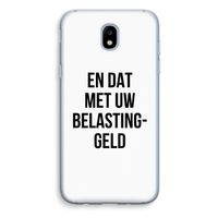 Belastinggeld: Samsung Galaxy J5 (2017) Transparant Hoesje