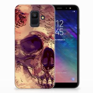 Silicone Back Case Samsung Galaxy A6 (2018) Skullhead