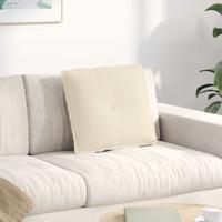 VidaXL Rugkussen beige 50 x 45 cm microvezel stof