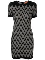 Missoni robe longue à motif zig-zag - Noir - thumbnail