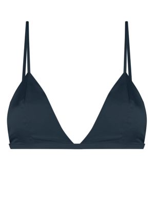 Kiki de Montparnasse soutien-gorge à bonnets triangles - Bleu