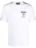 Moschino t-shirt à bande logo - Blanc