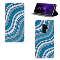 Samsung Galaxy S9 Plus | Hoesje met Magneet | Waves Blue