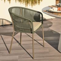 Kave Home Tuinstoel 'Yanet', kleur Donkergroen