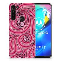 Motorola Moto G8 Power Hoesje maken Swirl Pink - thumbnail