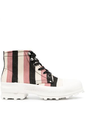 CamperLab bottines rayées Traktori - Tons neutres