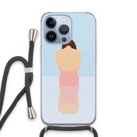 Mirror: iPhone 13 Pro Transparant Hoesje met koord