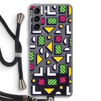 8-bit N°4: Samsung Galaxy S21 Transparant Hoesje met koord