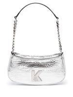 Karl Lagerfeld sac porté épaule métallisé - Argent - thumbnail