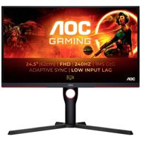 AOC 25G3ZM/BK Gaming monitor Energielabel E (A - G) 62.2 cm (24.5 inch) 1920 x 1080 Pixel 16:9 1 ms HDMI, DisplayPort, Hoofdtelefoon (3.5 mm jackplug) VA LCD