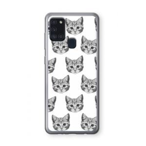Kitten: Samsung Galaxy A21s Transparant Hoesje