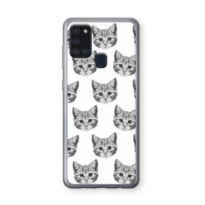 Kitten: Samsung Galaxy A21s Transparant Hoesje