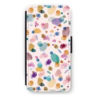 Terrazzo Memphis Pink: iPhone 11 Flip Hoesje