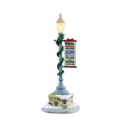 Kerstdorpminiatuur Vail Lamp Post 12x5x20 cm - Lemax