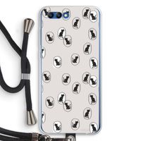 Miauw: Honor 10 Transparant Hoesje met koord
