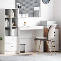 Bureau Wit 80 x 40 x 76 cm Bewerkt hout