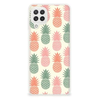 Samsung Galaxy A22 4G | M22 | Siliconen Case | Ananas