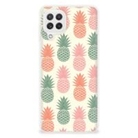Samsung Galaxy A22 4G | M22 | Siliconen Case | Ananas