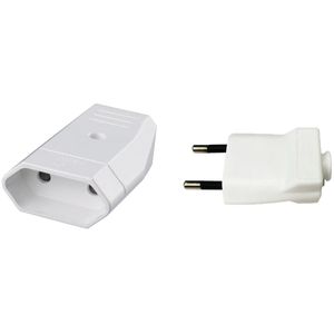 Stekker Set - Aigi Soky - Eurostekker - Contrastekker - Kinderbeveiliging - 2300W - 10A - Wit