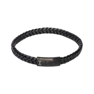 AZE Jewels Armband Single Flat String Black-on-Black