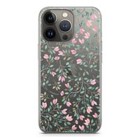 Sierlijke bloemen: iPhone 13 Pro Transparant Hoesje
