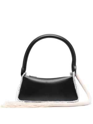 DENTRO sac porté épaule Savvas en cuir - Noir