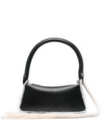 DENTRO sac porté épaule Savvas en cuir - Noir