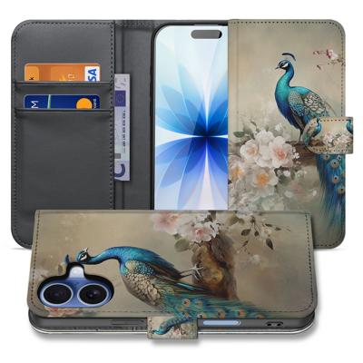 Telefoonhoesje | Met pasjeshouder | Vintage Pauw Design Voor Apple iPhone 17