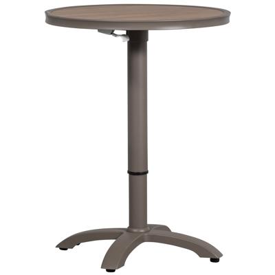 WOOOD Ronde Bartafel 'Jeppe' In hoogte verstelbaar, 70cm