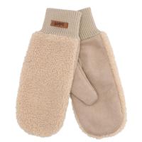 So Dutch Dames Fluffy Teddy Wanten Taupe