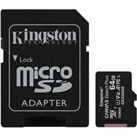 Micro SD geheugenkaart met adapter Kingston SDCS2 64 GB