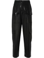 PINKO pantalon à poches cargo - Noir