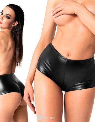 * NOIR handmade Wetlook Short, F335