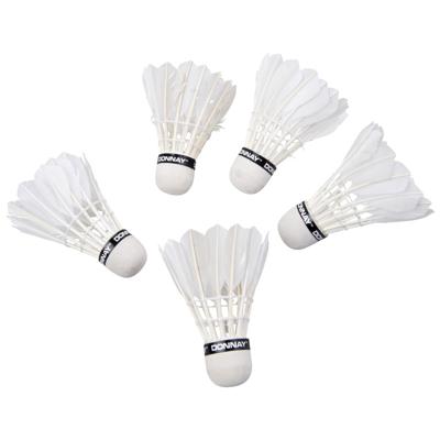 Eddy Toys Badminton Shuttles - 10x stuks - veren - wit