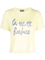 Lhd t-shirt La Vie Est Bonifacio - Jaune