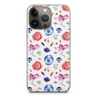 Bloemetjes: iPhone 13 Pro Transparant Hoesje