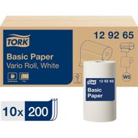TORK 1649010 Standaard papieren doekjes voor het W5-systeem met kleine rollen, 2-laags Aantal: 2000 stuk(s)