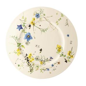 ROSENTHAL - Brillance Fleurs des Alpes - Plaatsbord 33cm met Rand