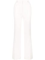 Valentino Garavani pantalon de tailleur à taille haute - Blanc