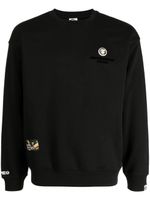 AAPE BY *A BATHING APE® sweat à patch logo - Noir