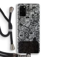 Vexx Black City : Samsung Galaxy S20 Plus Transparant Hoesje met koord