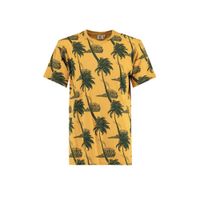 America Today T-shirt Elias Island met all over print honey - thumbnail