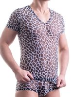 Body Art - Stratos V-Shirt 1/2 Arm - zwart, Maat:L