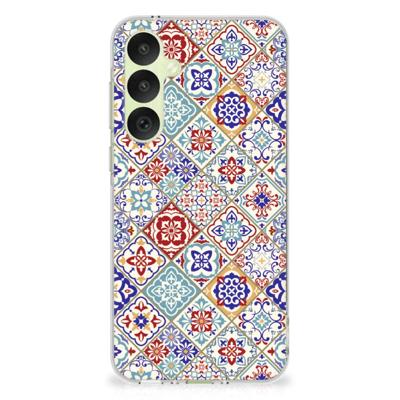 Samsung Galaxy A35 | TPU | Siliconen hoesje | Tiles Color