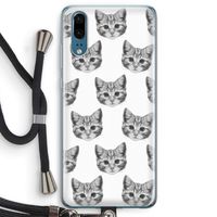 Kitten: Huawei P20 Transparant Hoesje met koord