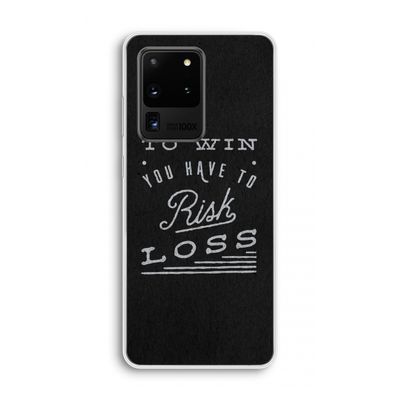 Risk loss: Samsung Galaxy S20 Ultra Transparant Hoesje