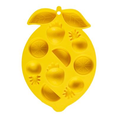 Cook Concept IJsklontjes mal - fruit vormpjes - siliconen - ijsblokjes maken - citroen mal