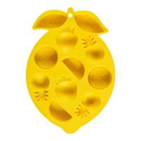 Cook Concept IJsklontjes mal - fruit vormpjes - siliconen - ijsblokjes maken - citroen mal